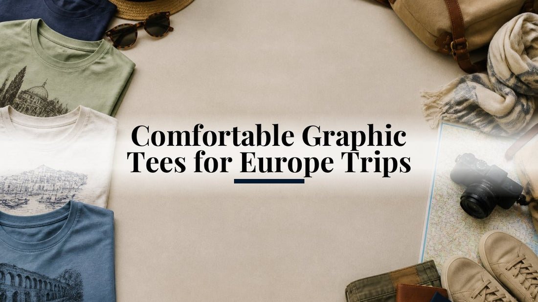 Comfortable Graphic Tees for Europe Trips