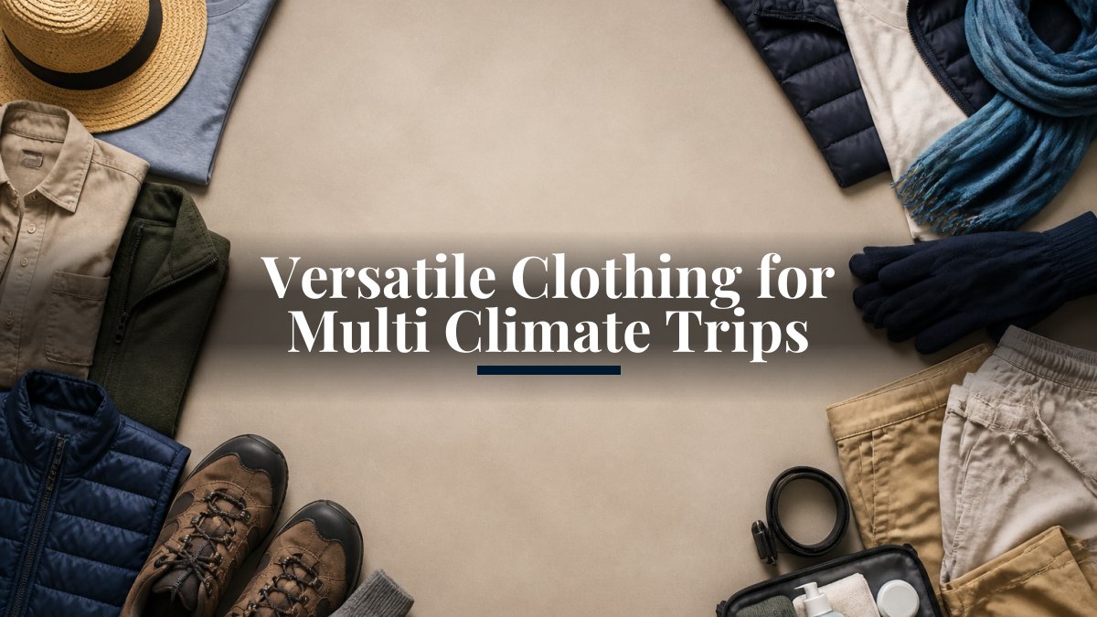 Versatile Clothing for Multi Climate Trips