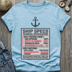 Ship Specs T-Shirt
