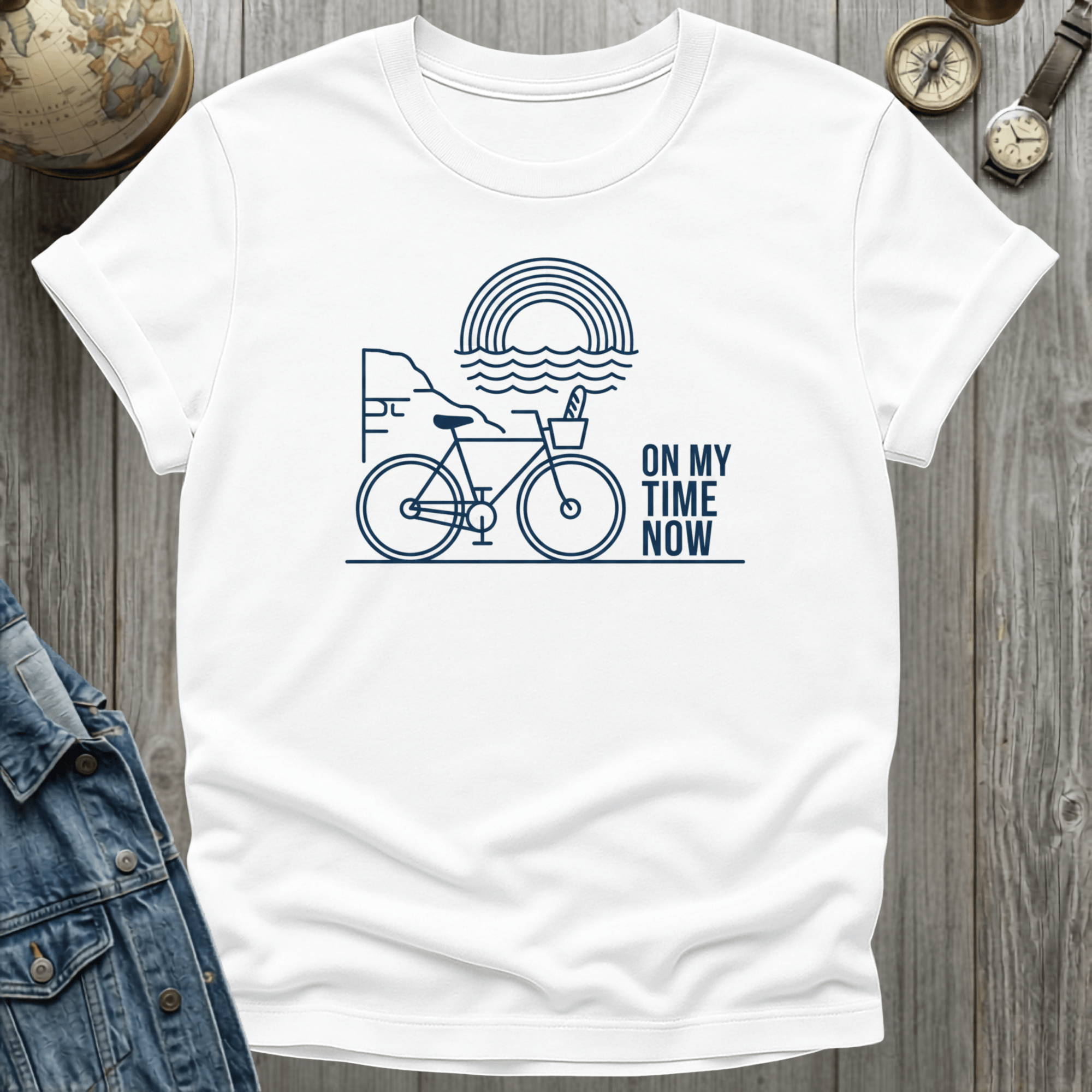 On My Time Now Bike T-Shirt