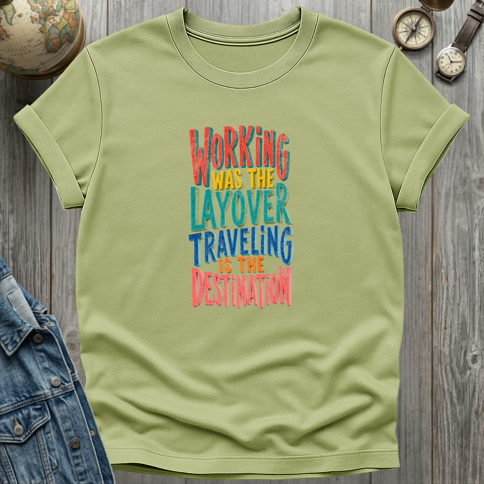 Working Traveling T-Shirt
