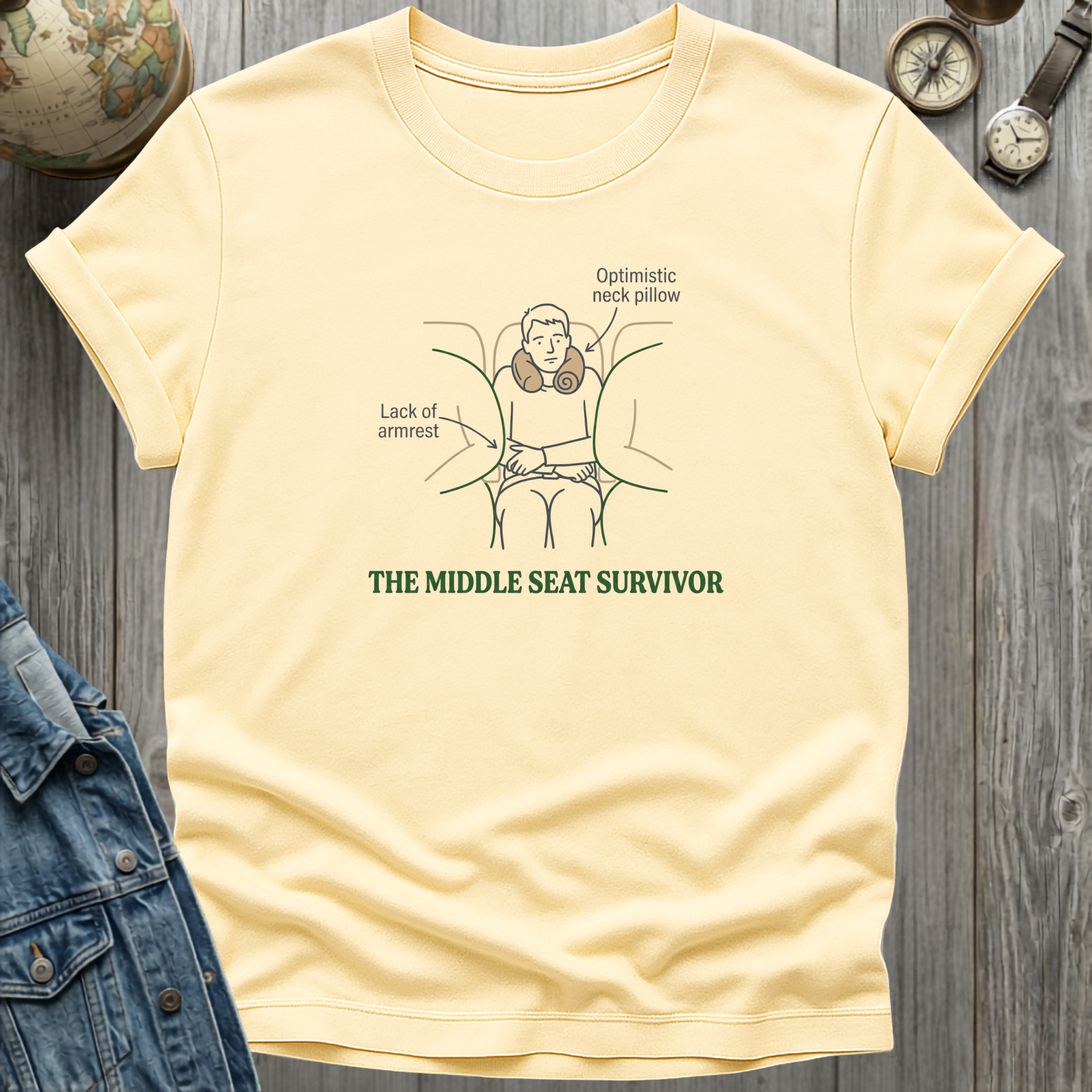 Middle Seat Survivor T-Shirt