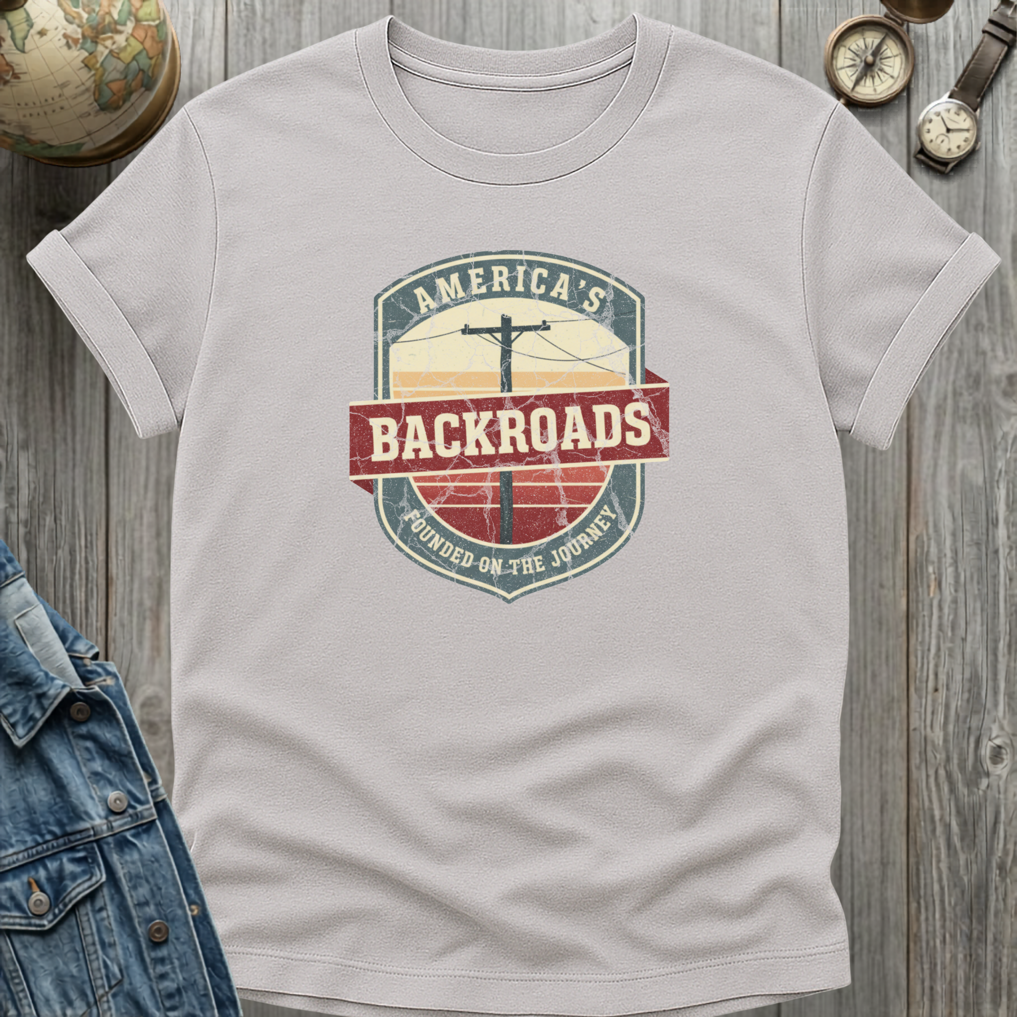 Backroads Badge T-Shirt