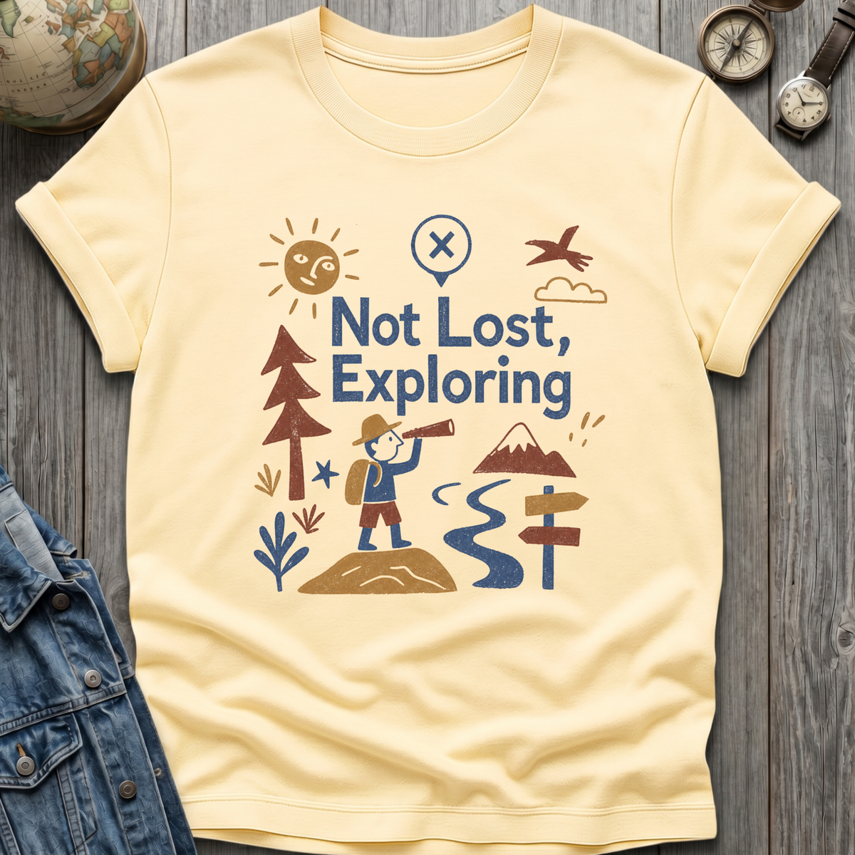 Not Lost, Exploring T-Shirt