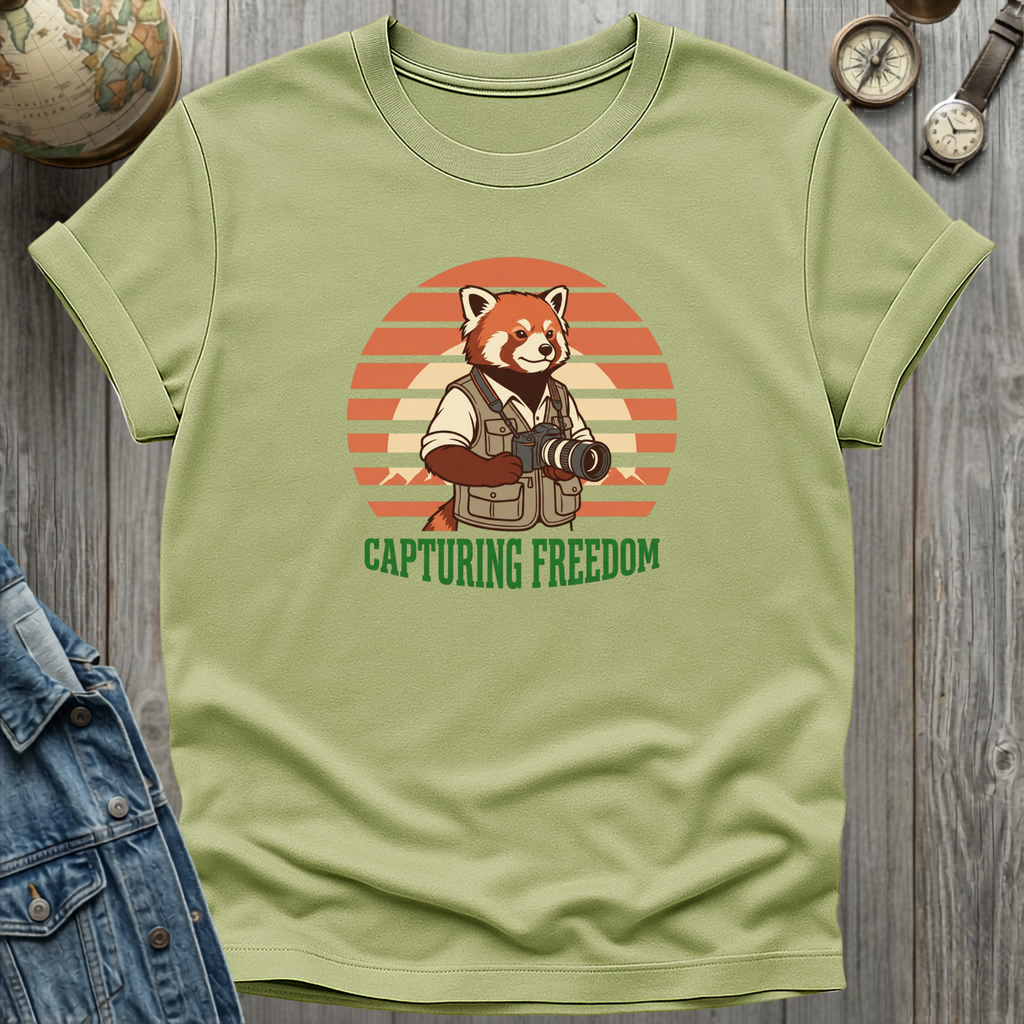 Red Panda Freedom T-Shirt