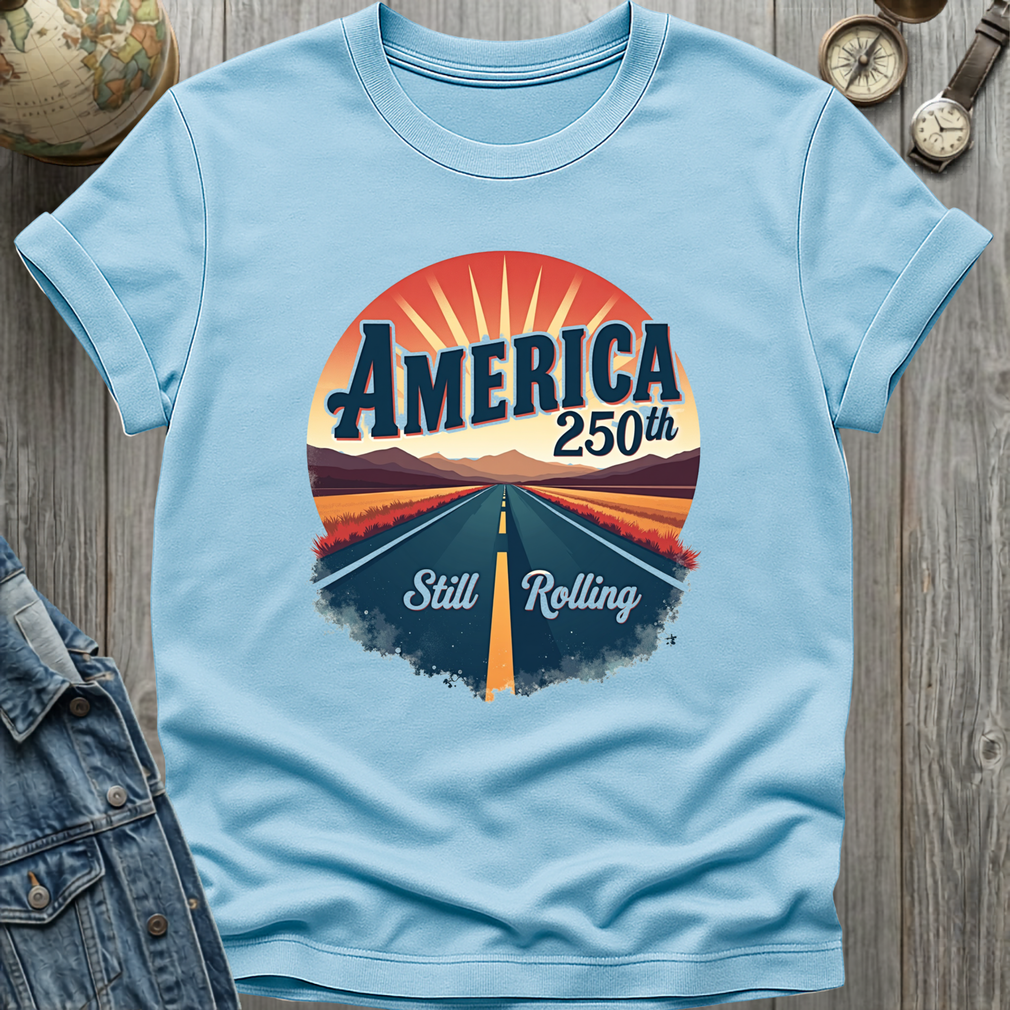 America 250th Badge T-Shirt