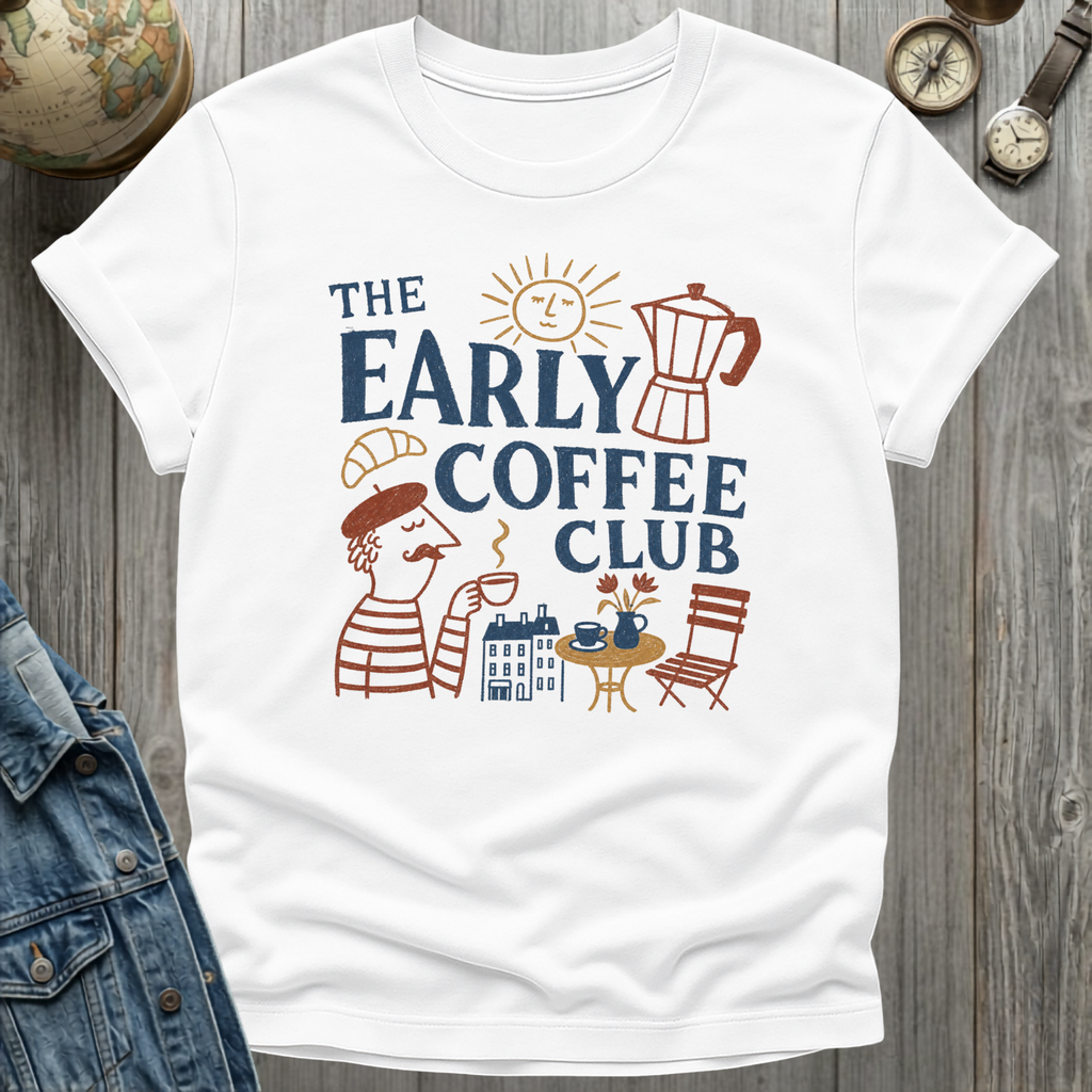 Early Coffee Club T-Shirt