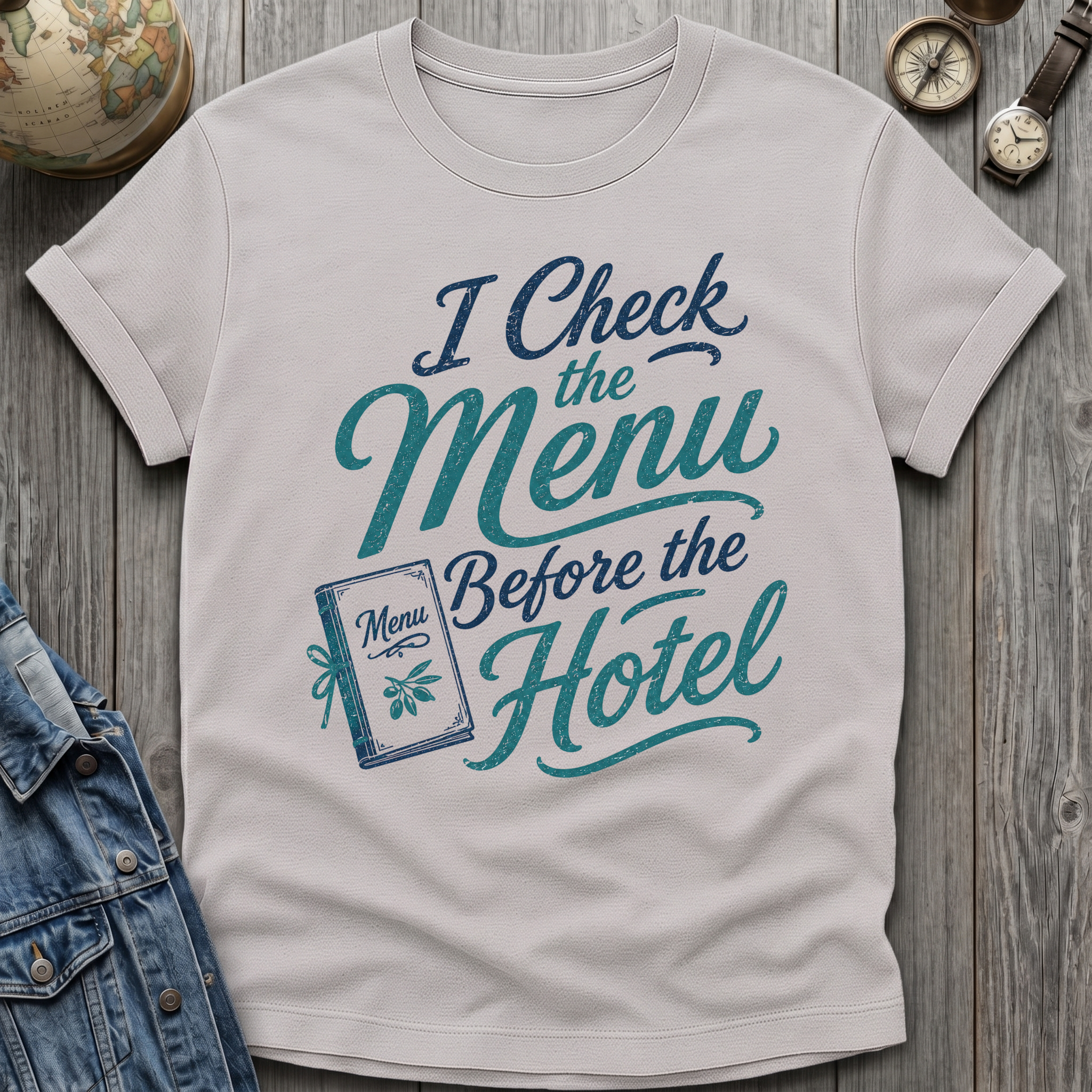 Menu Check T-Shirt