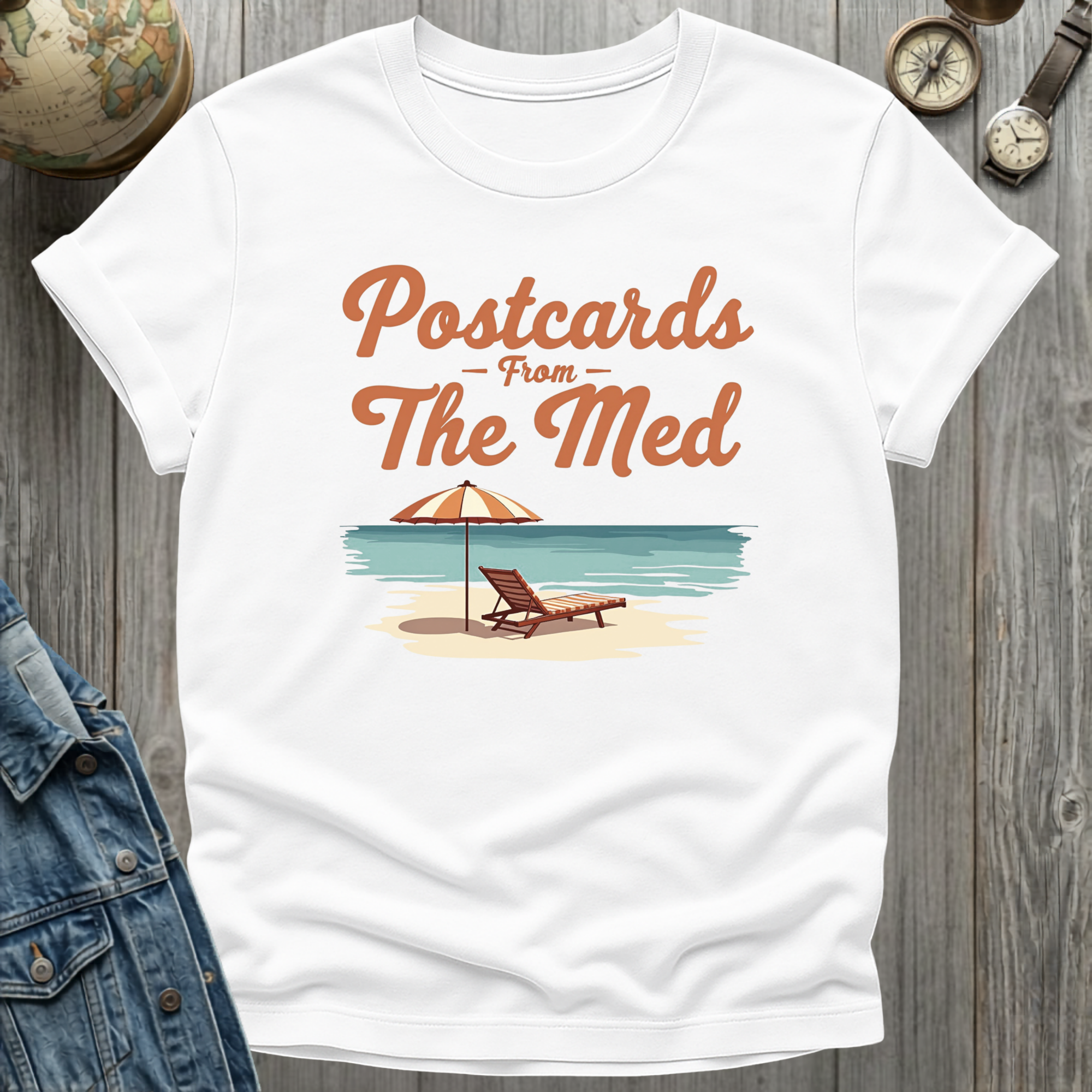 Postcards Med T-Shirt