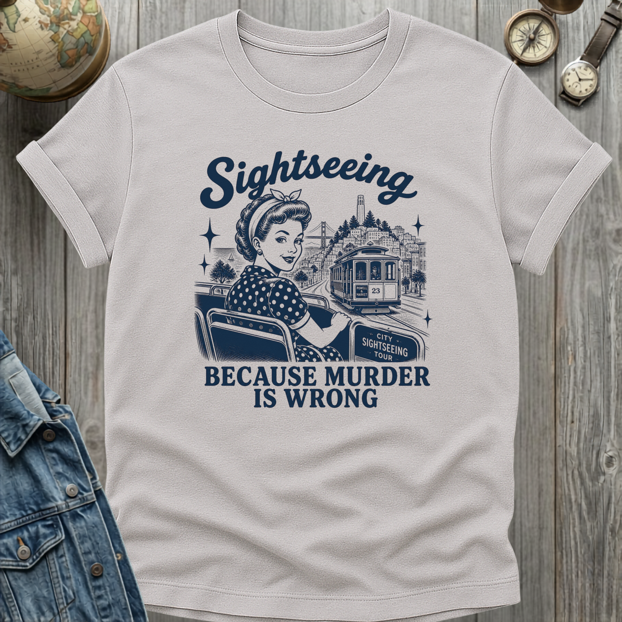 Sightseeing Murder T-Shirt
