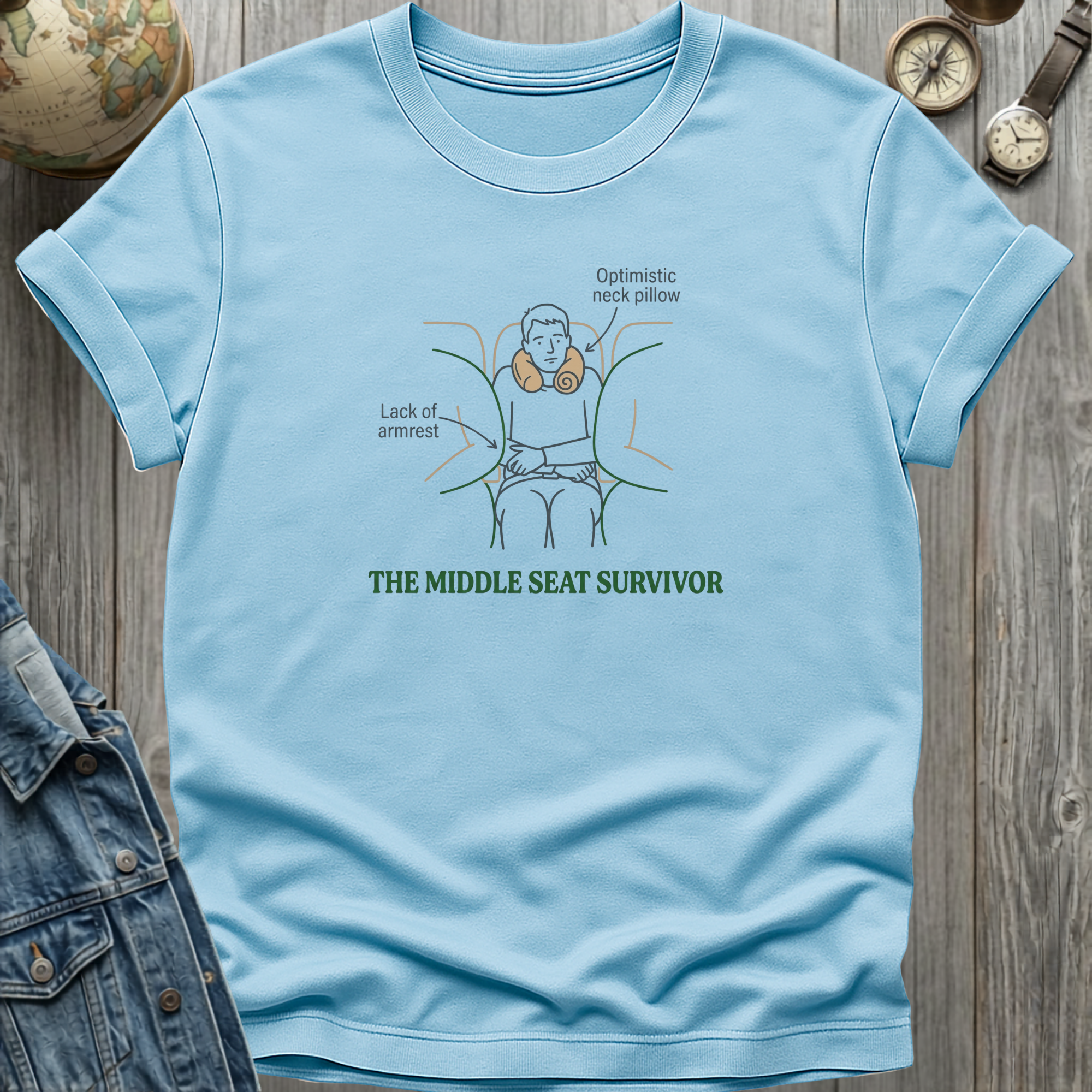 Middle Seat Survivor T-Shirt