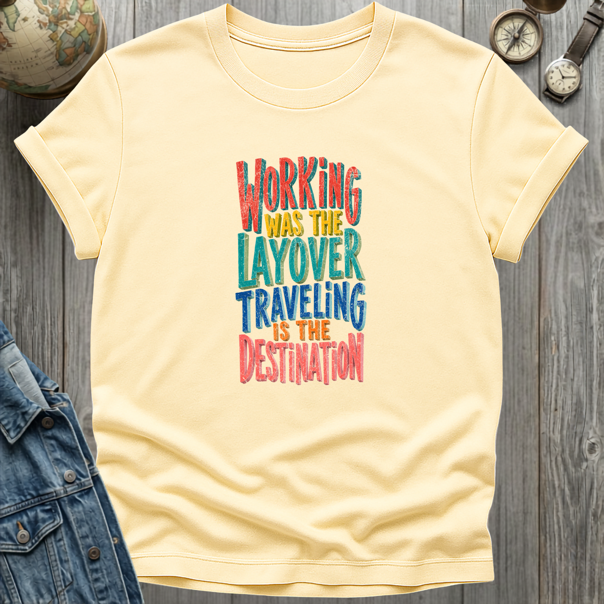 Working Traveling T-Shirt
