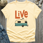 Live Solo Camper Retro T-Shirt