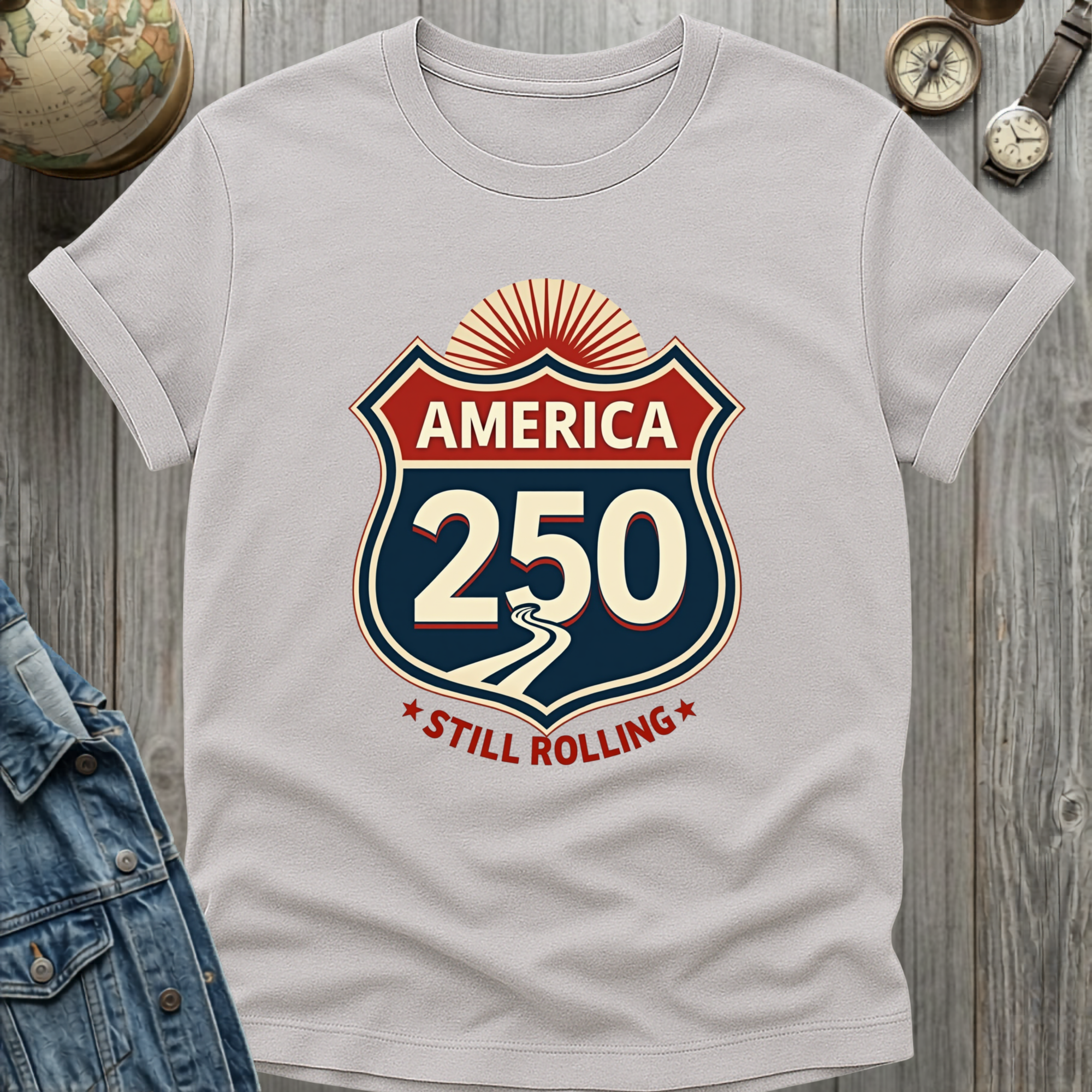America 250 Still Rolling T-Shirt