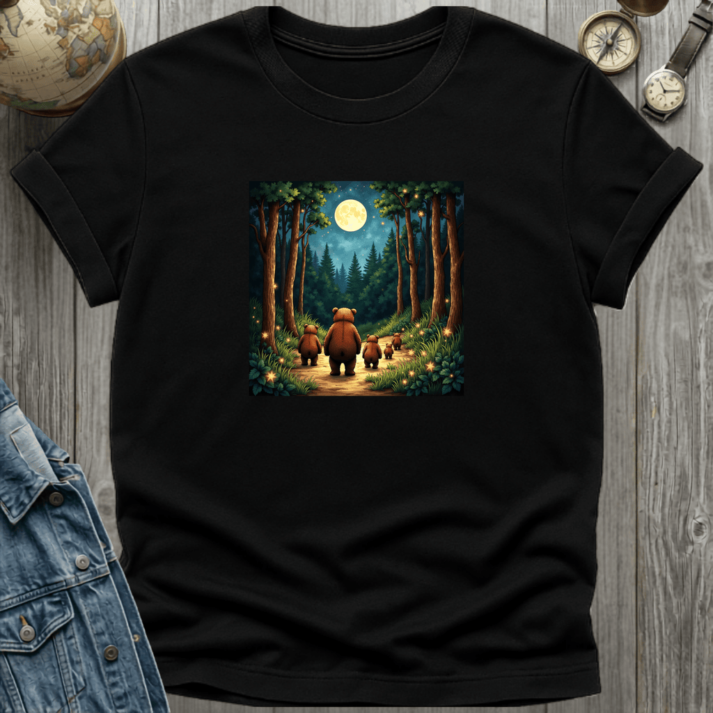 Woodland Bear Family T-Shirt