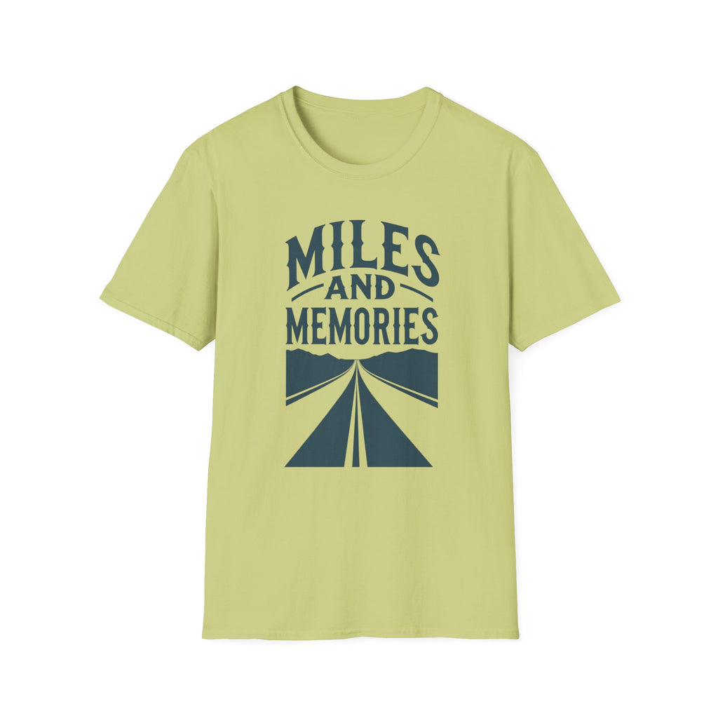 Miles and Memories Arched T-Shirt