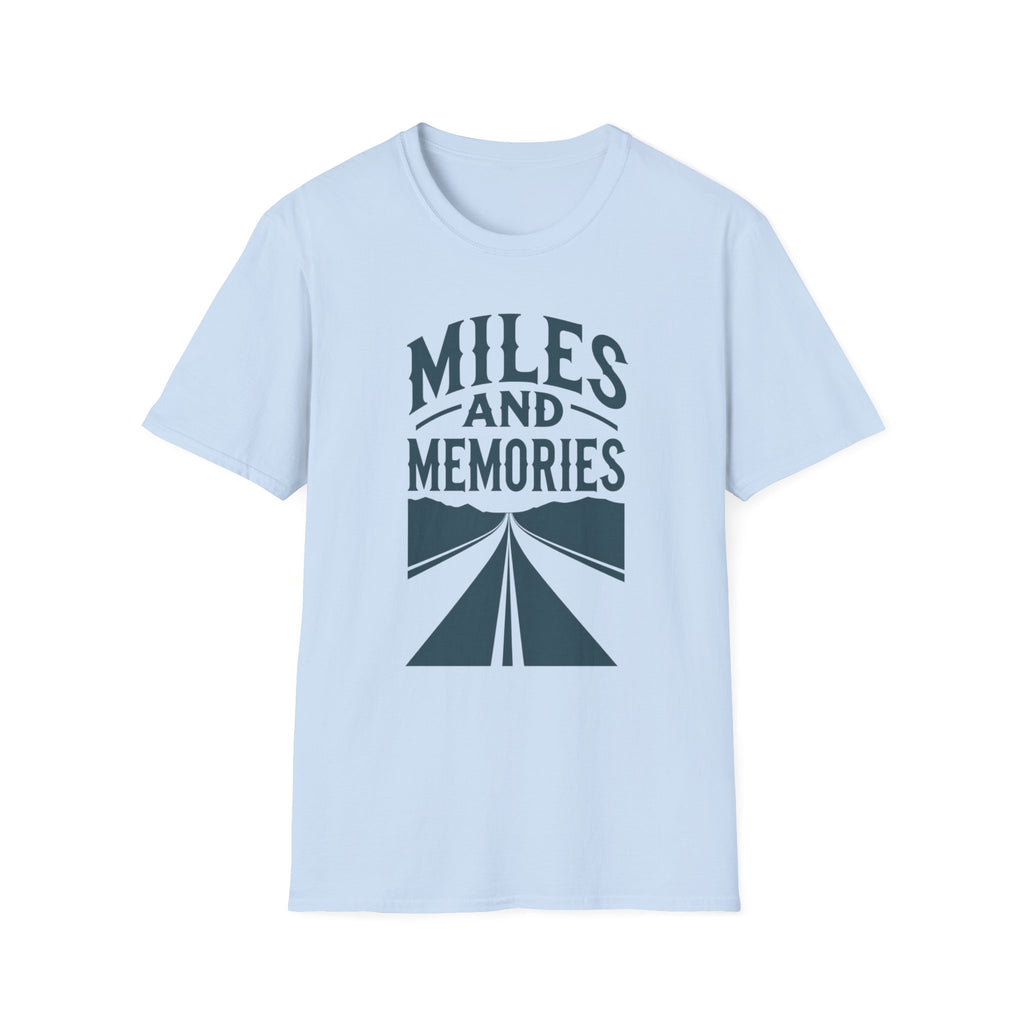 Miles and Memories Arched T-Shirt