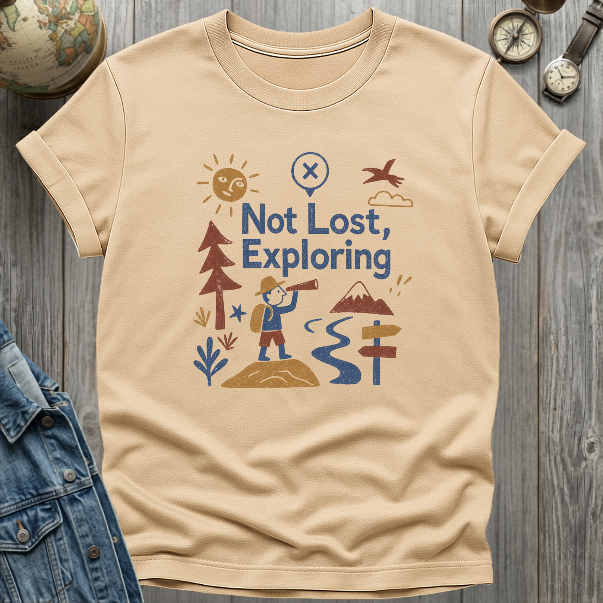 Not Lost, Exploring T-Shirt
