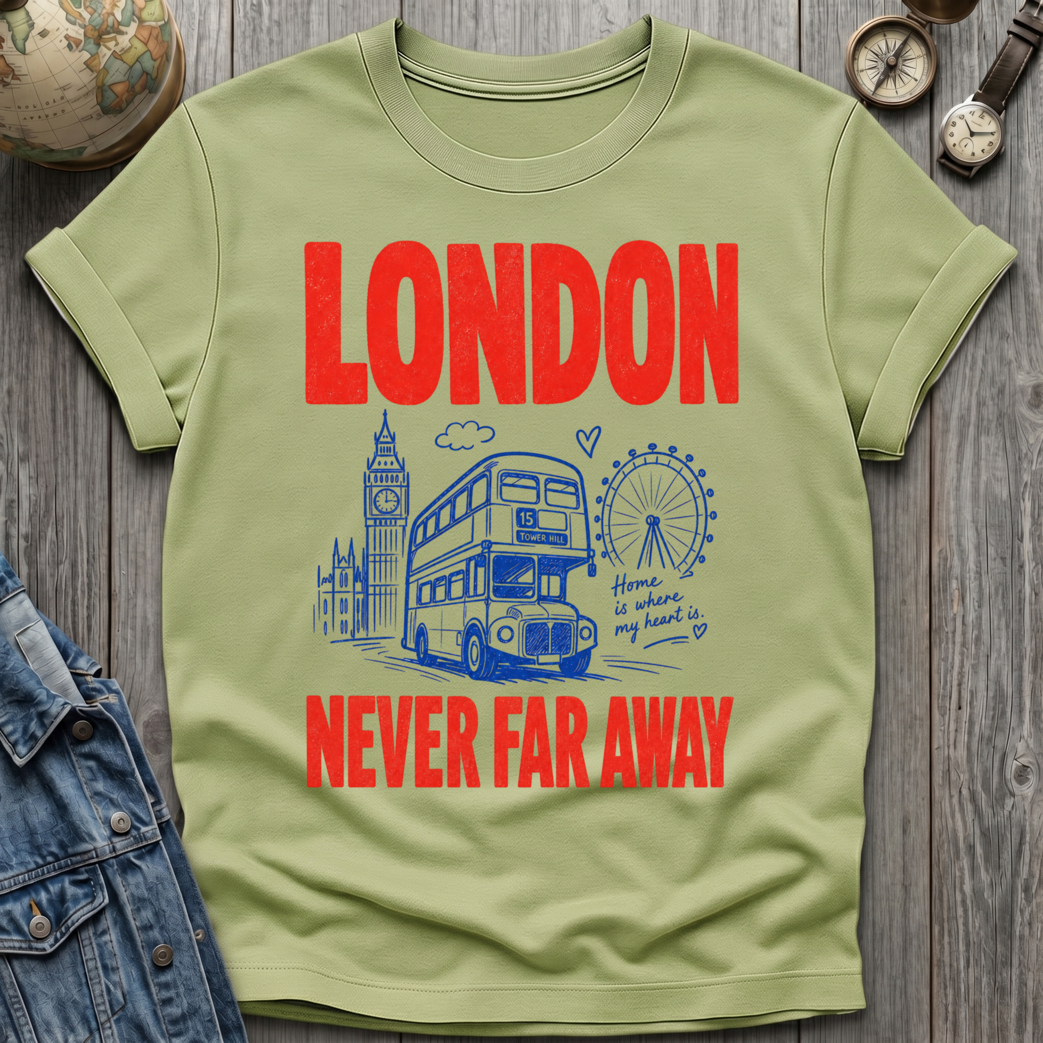 London Never Far T=Shirt
