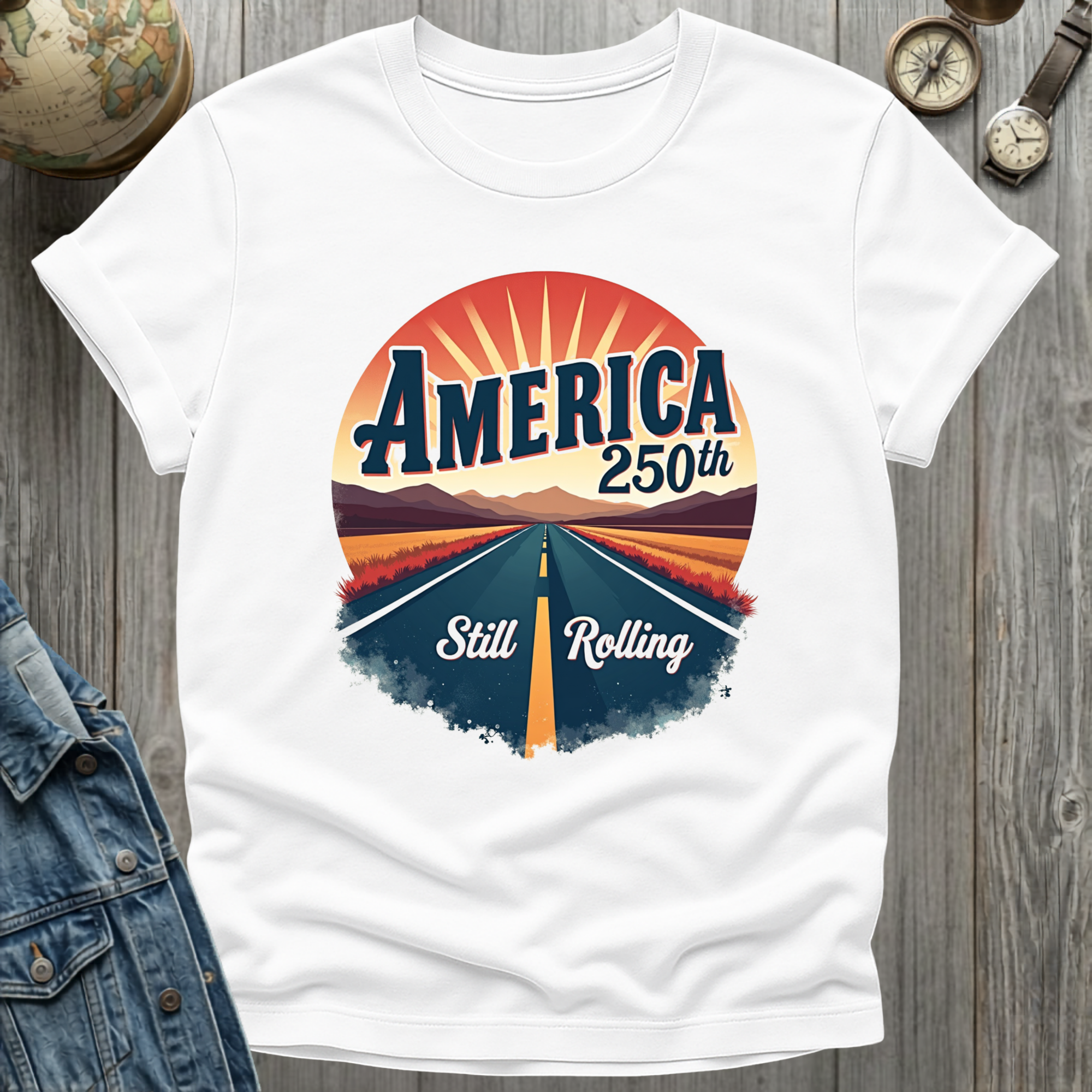 America 250th Badge T-Shirt