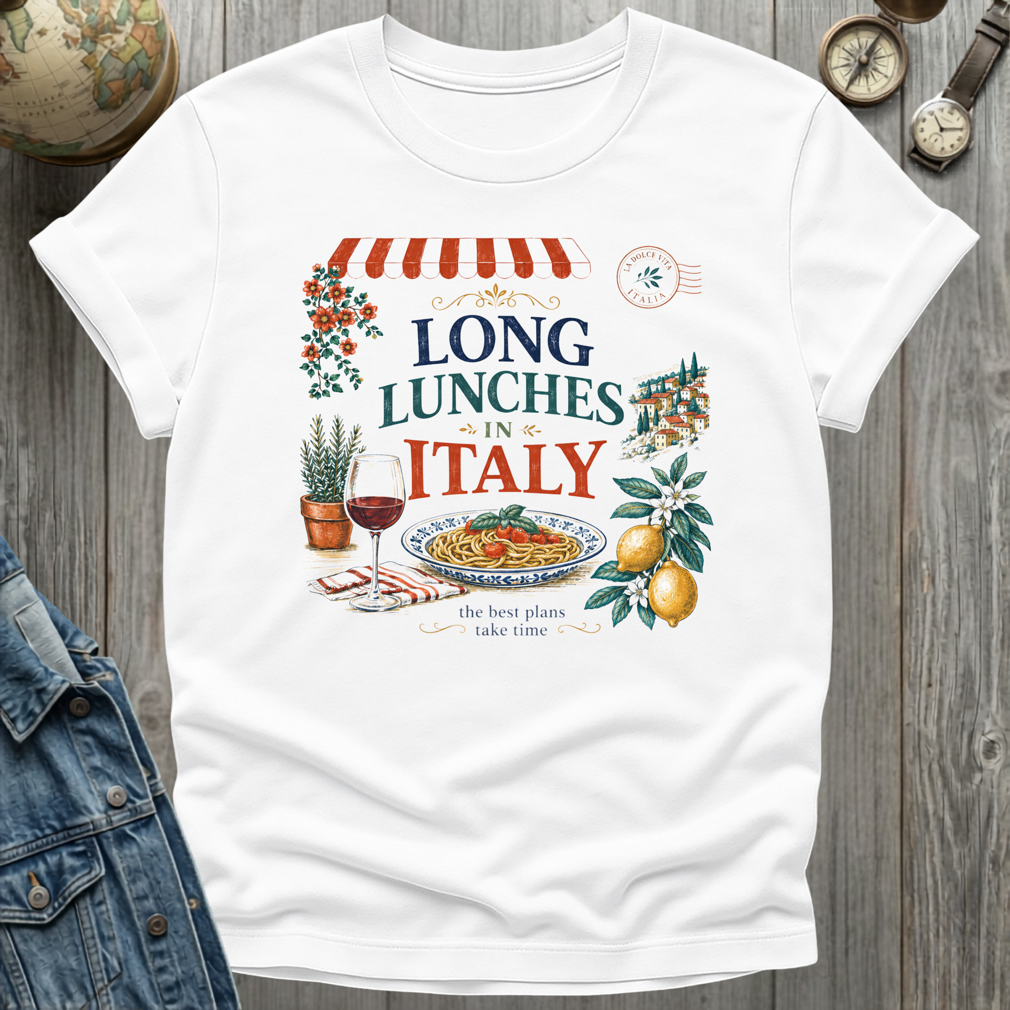 Long Lunches Italy T-Shirt