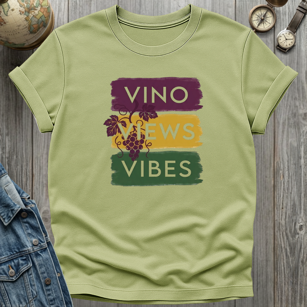 Vino Views Vibes T-Shirt