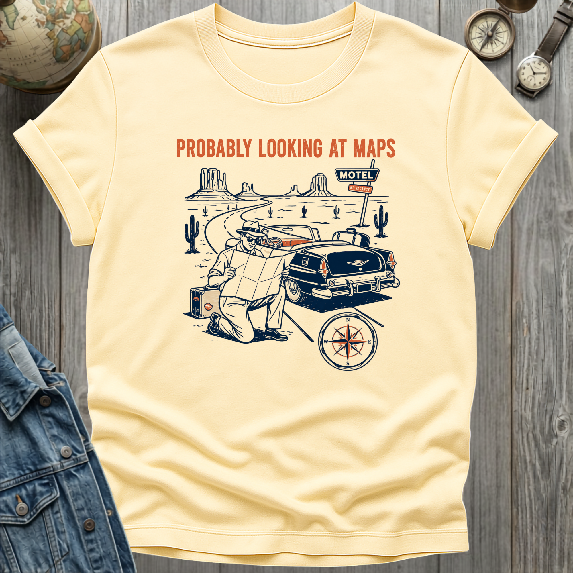 Looking at Maps T-Shirt