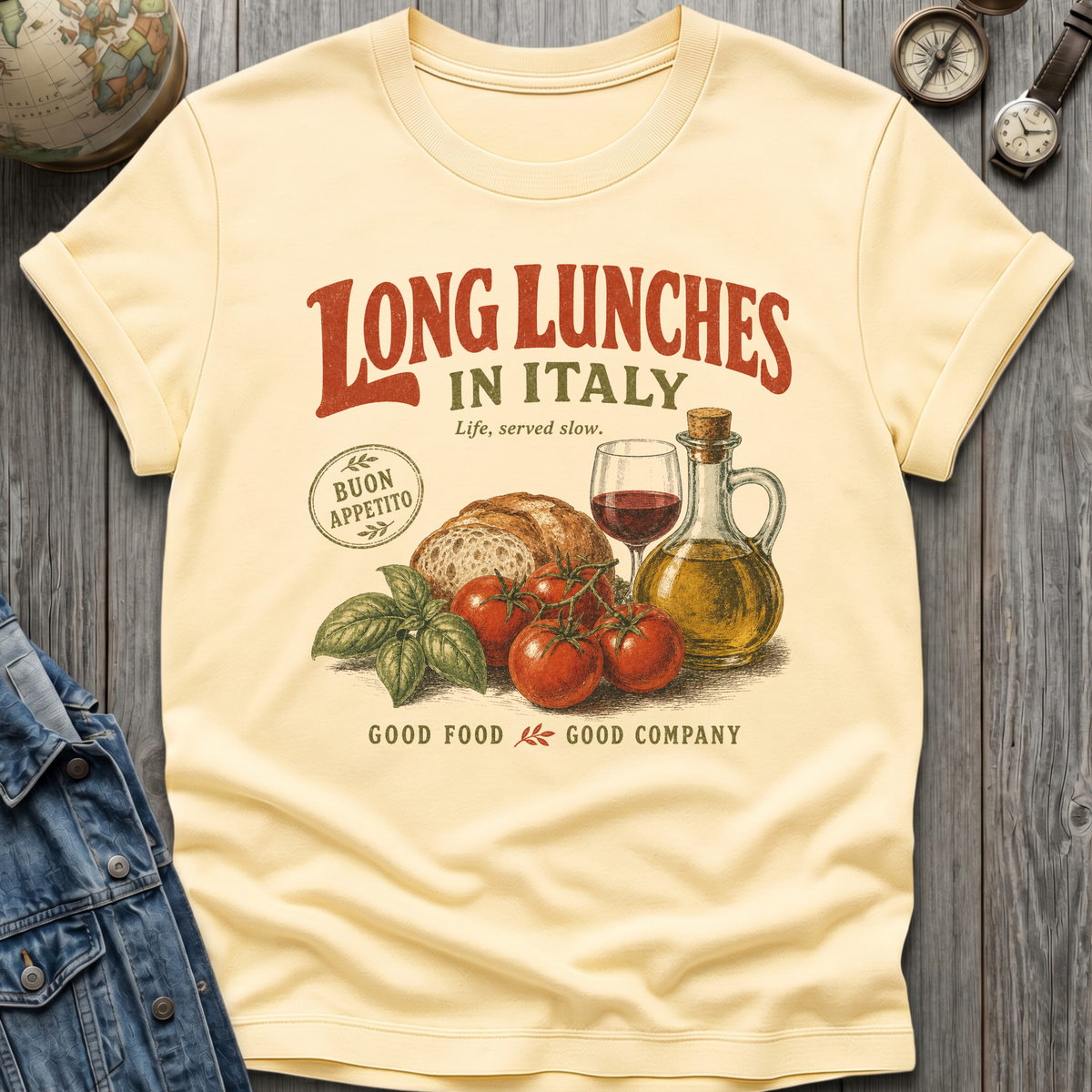 Long Lunches Italy T-Shirt