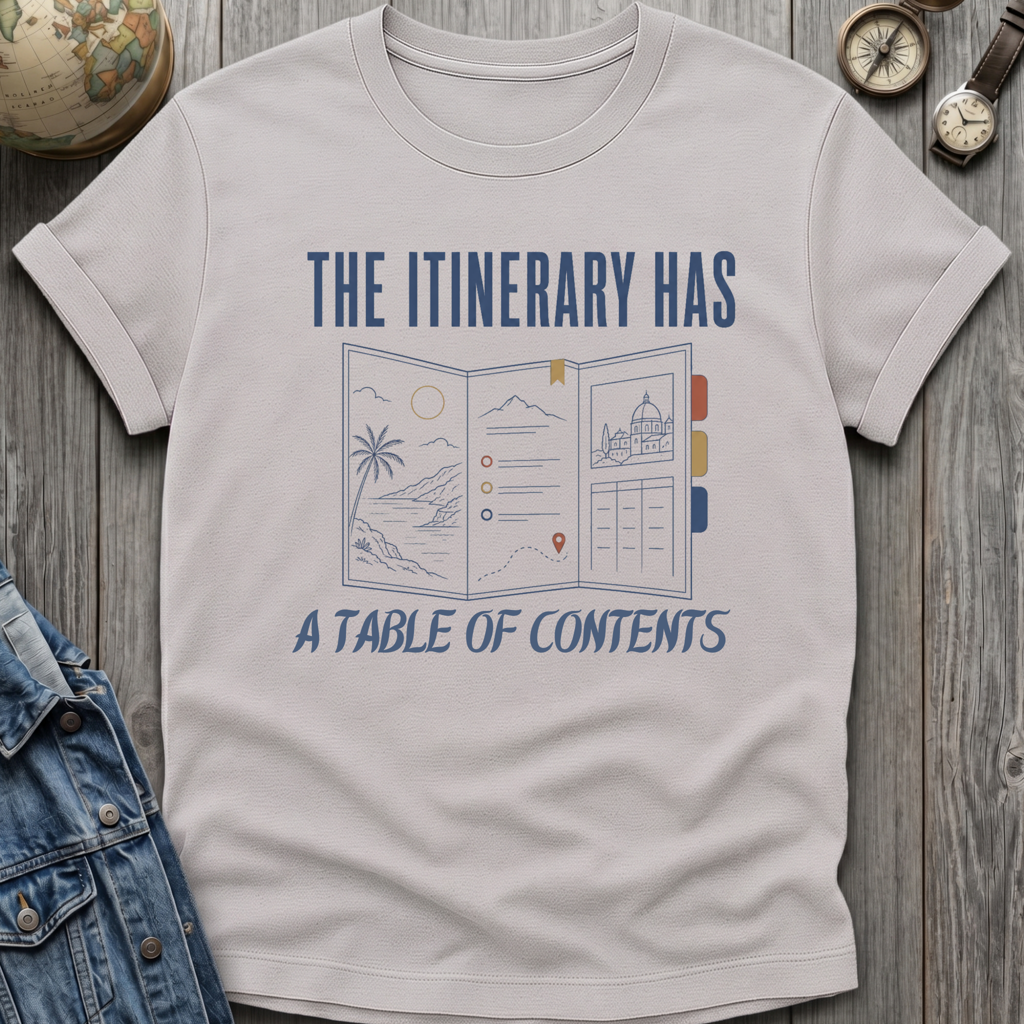 Travel Itinerary T-Shirt