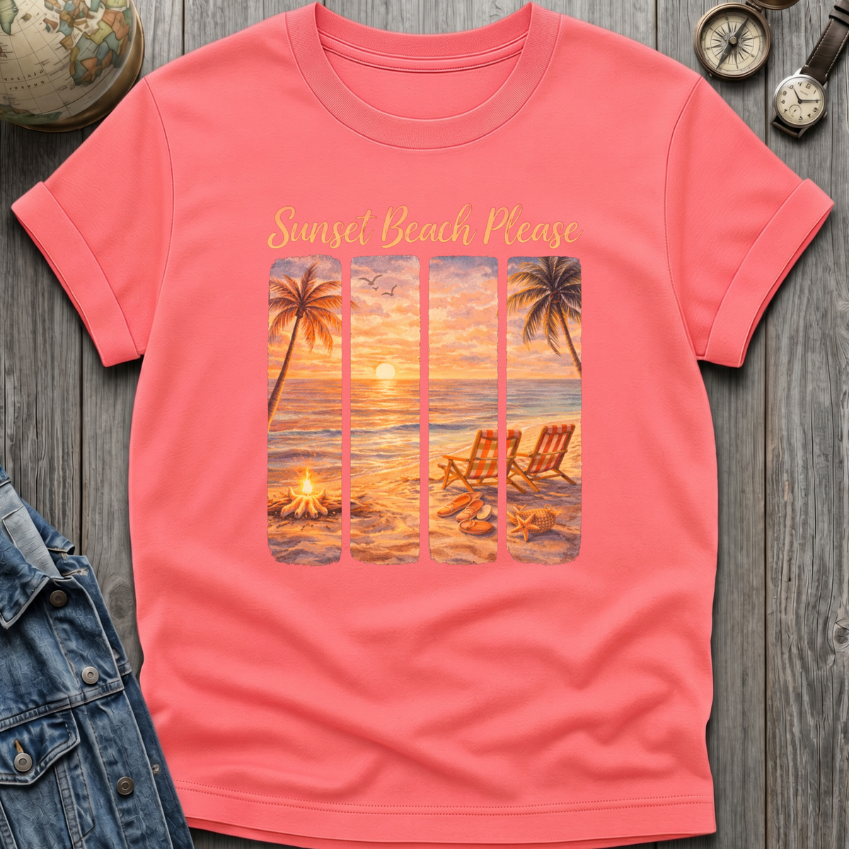Sunset Beach Tee