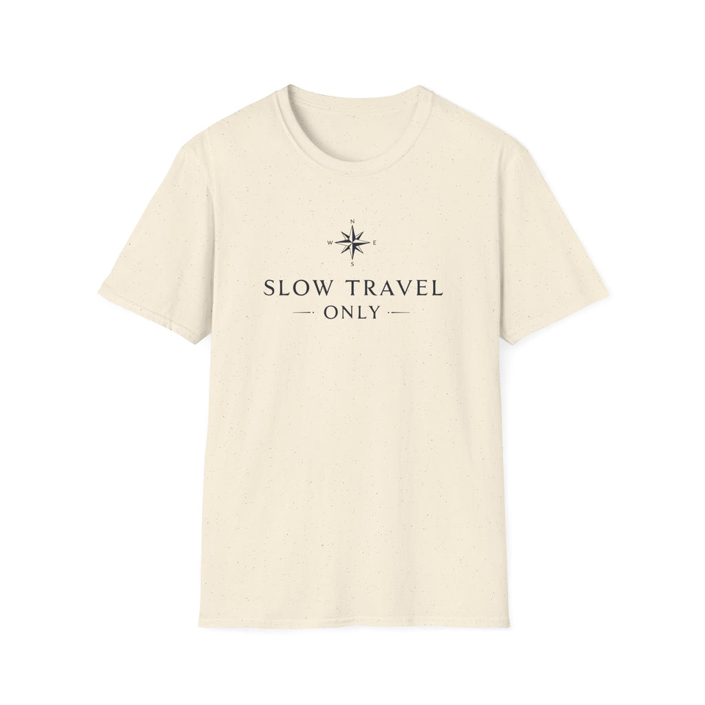 Slow Travel Only Compass T-Shirt
