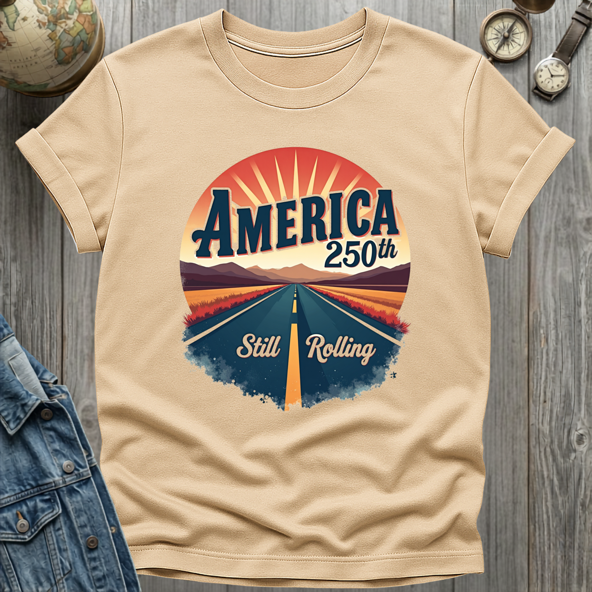 America 250th Badge T-Shirt