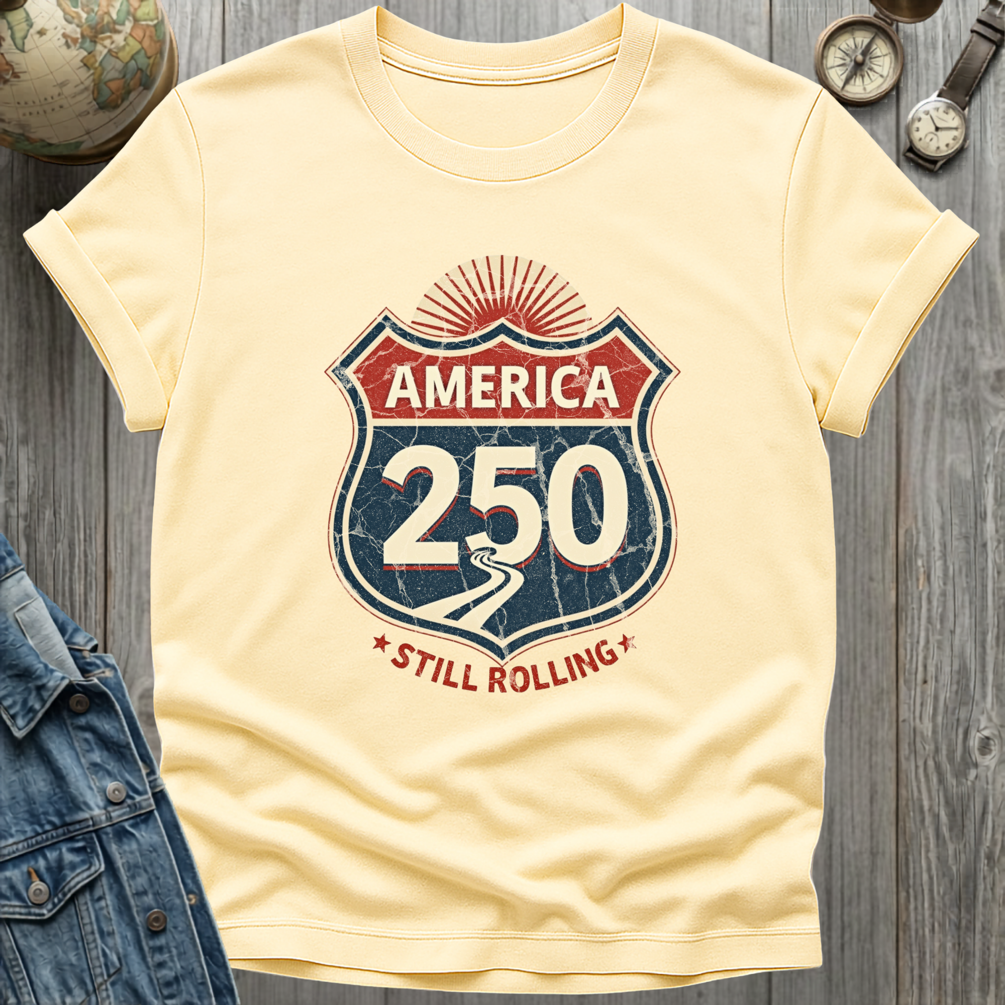 America 250 Still Rolling T-Shirt