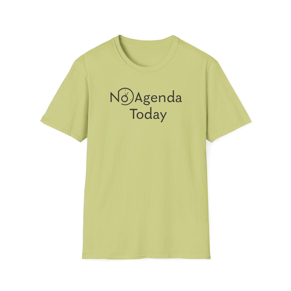 No Agenda Today with Clock T-Shirt