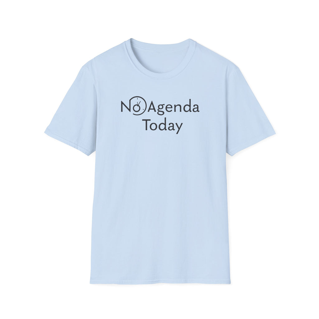 No Agenda Today with Clock T-Shirt