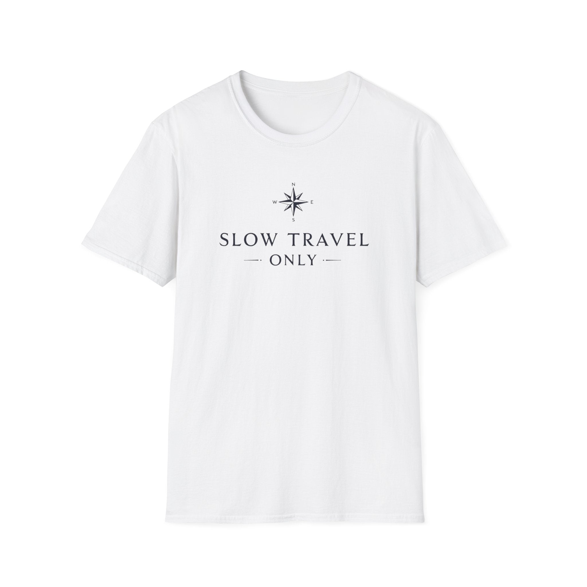 Slow Travel Only Compass T-Shirt