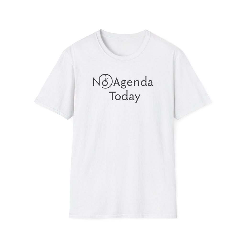 No Agenda Today with Clock T-Shirt