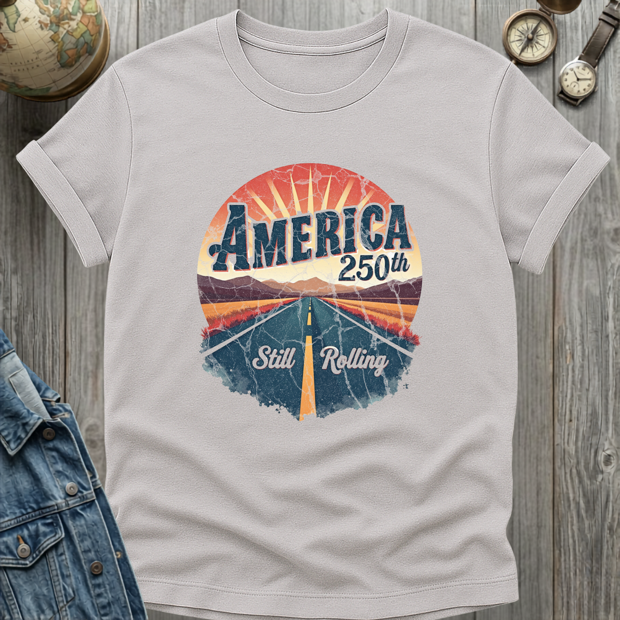 America 250th Badge T-Shirt