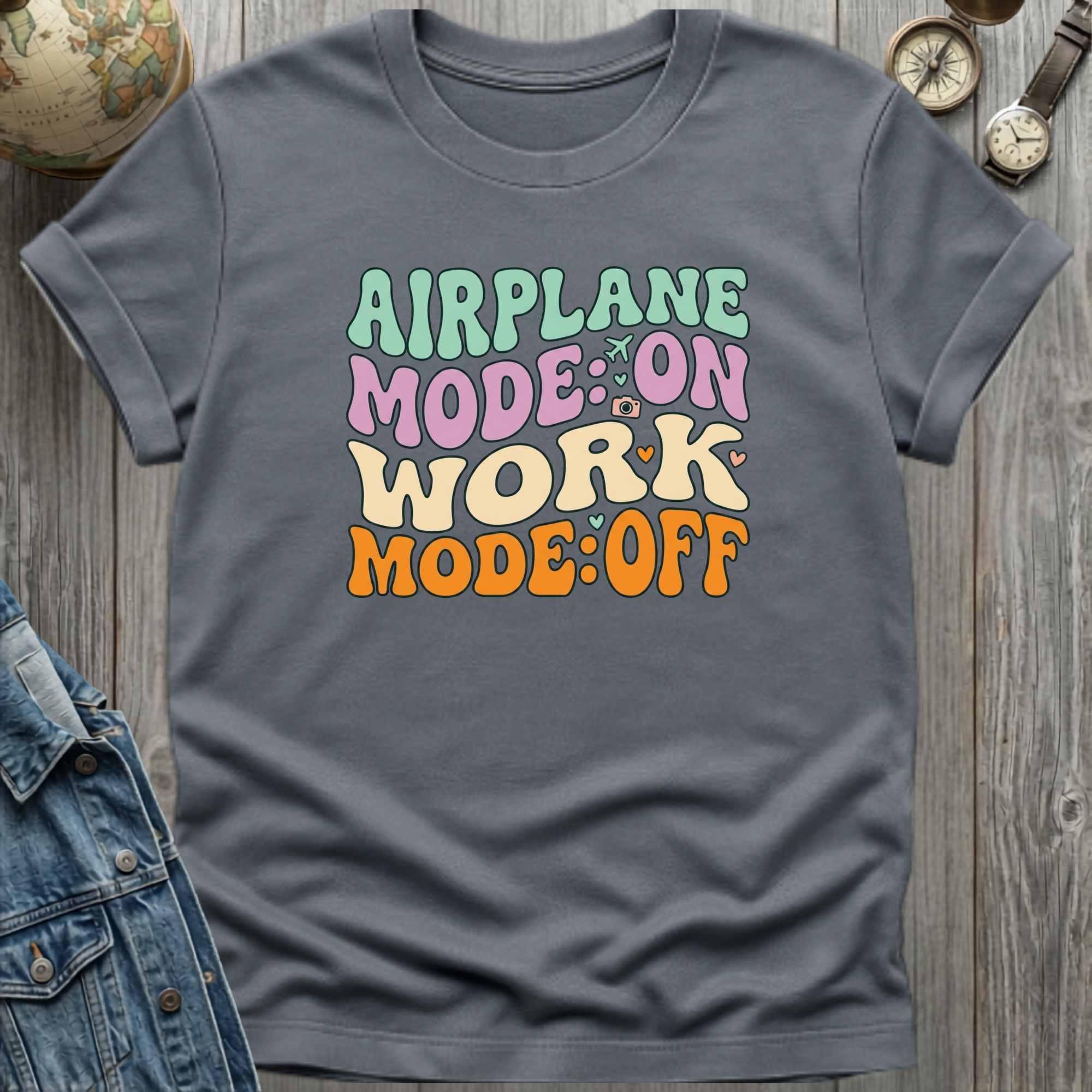 Airplane Mode On T-Shirt