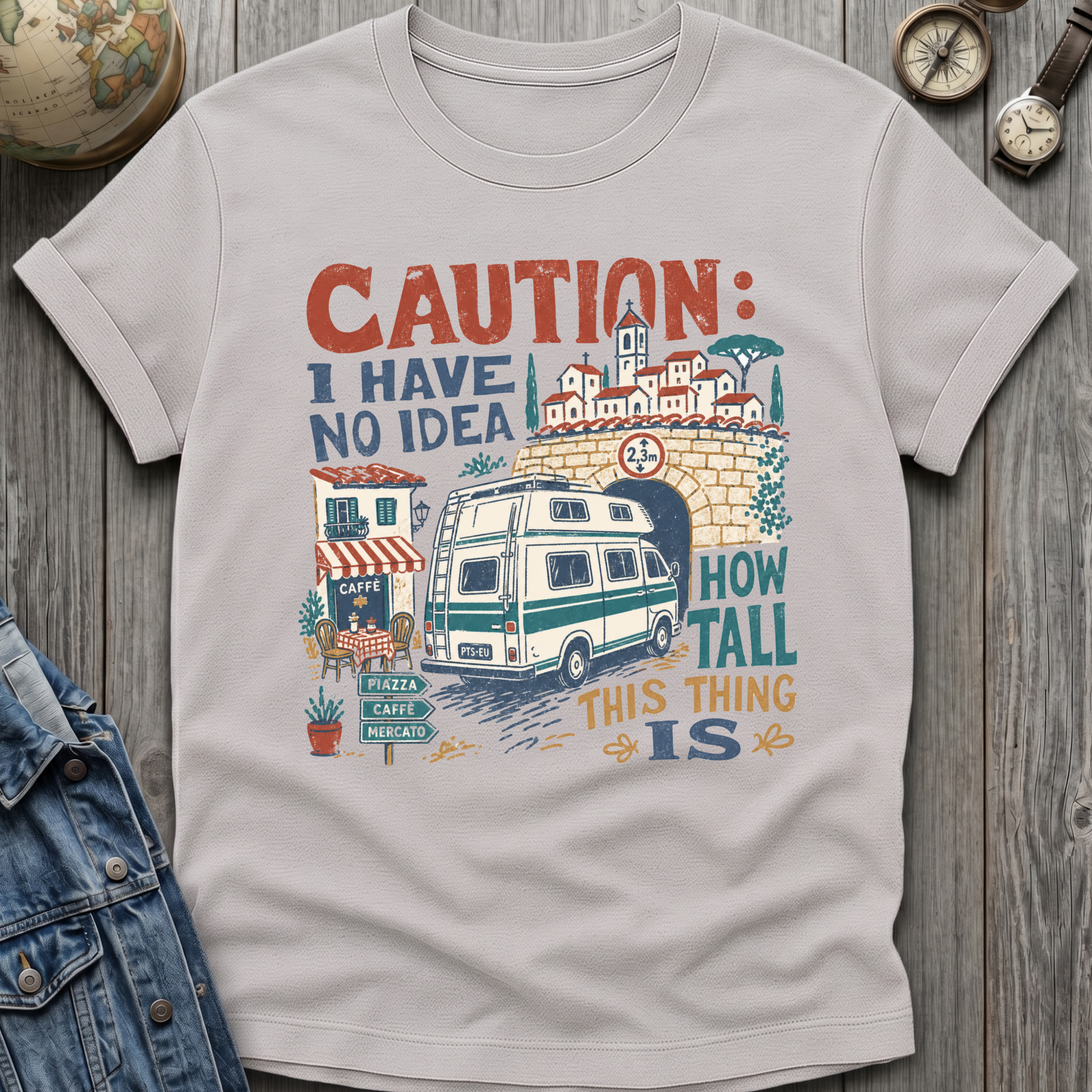 Caution No Idea T-Shirt