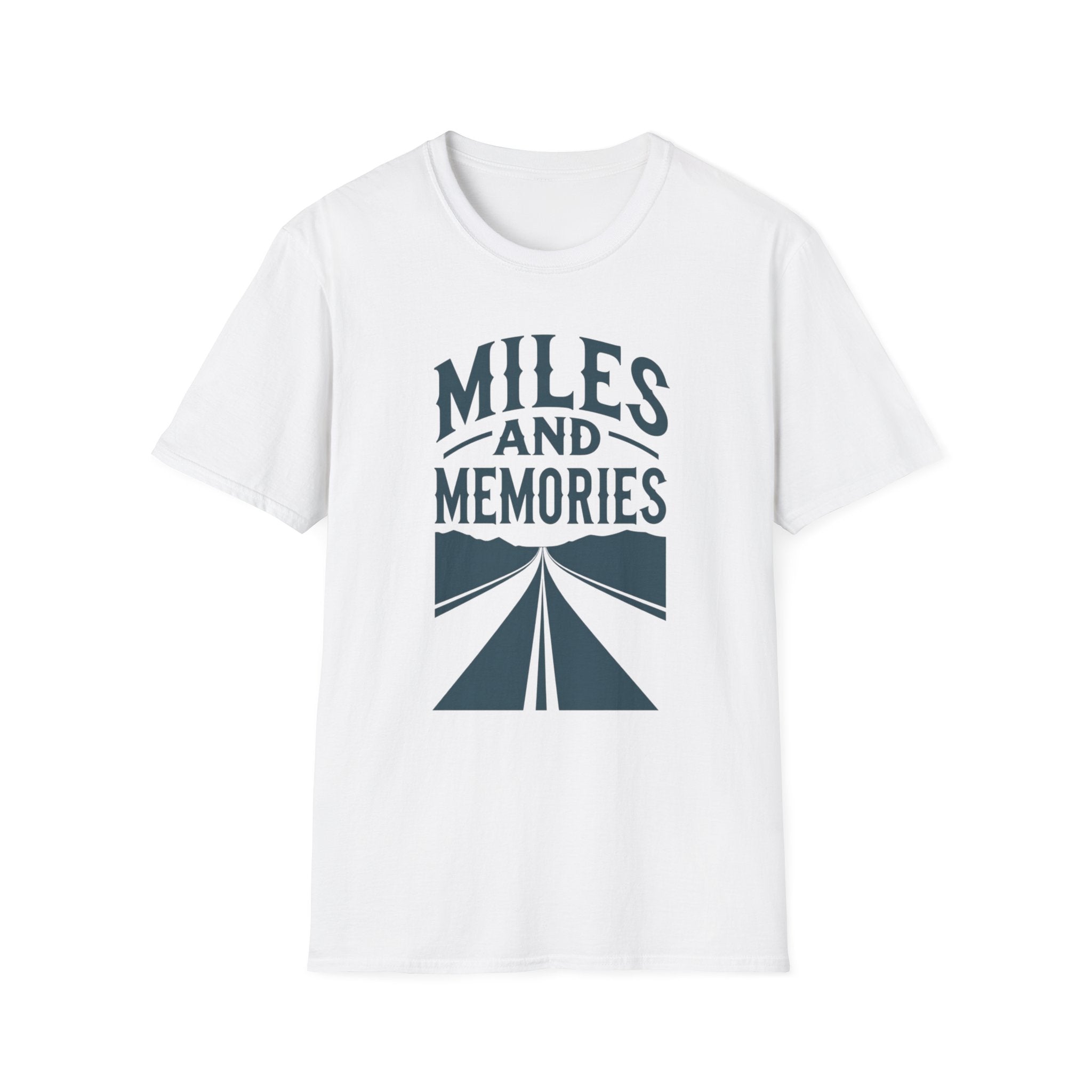 Miles and Memories Arched T-Shirt