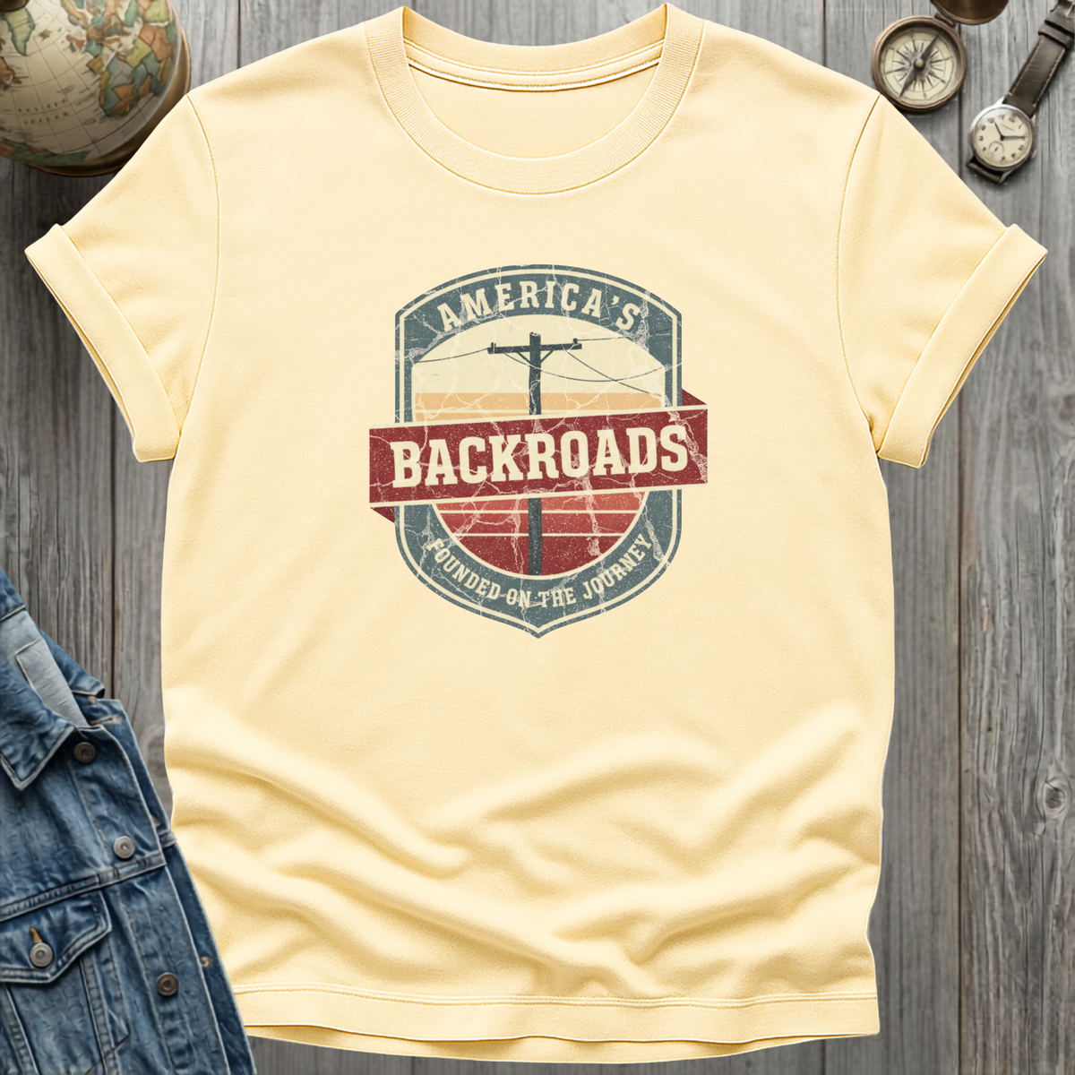 Backroads Badge T-Shirt