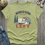 Worked Hard Left T-Shirt