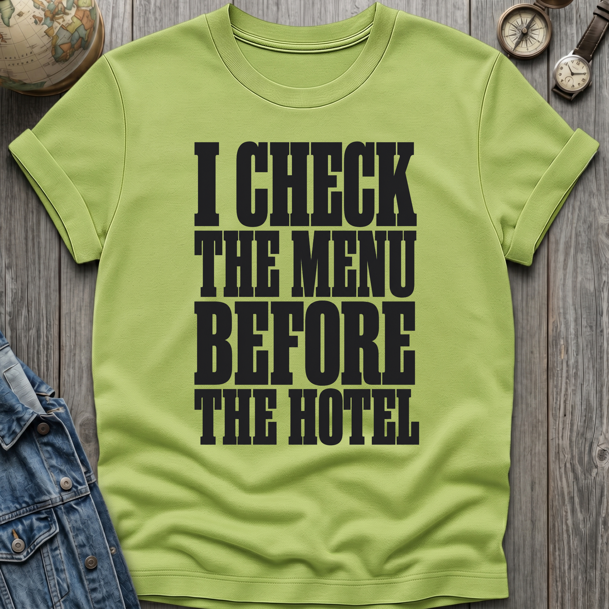 Menu Check T-Shirt