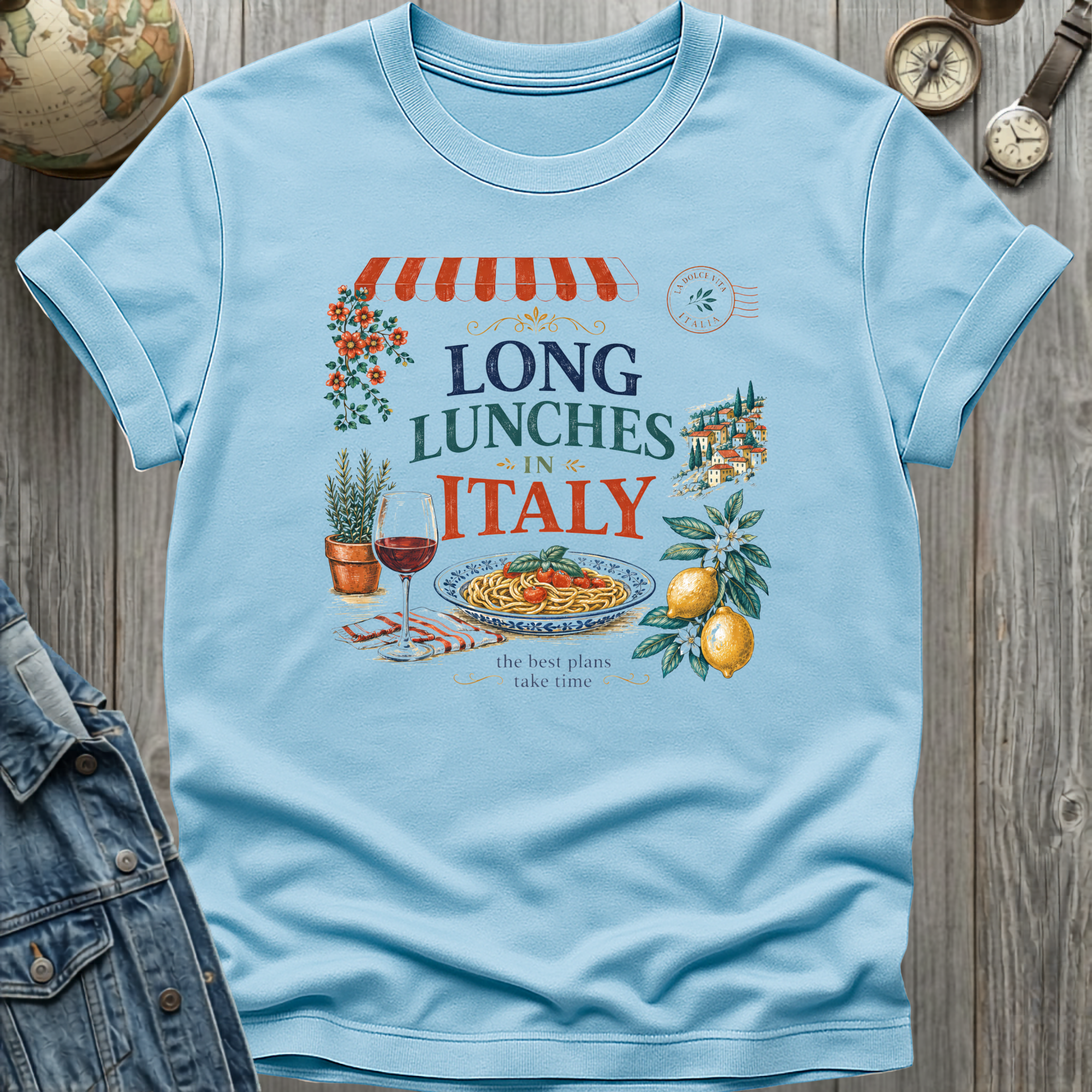 Long Lunches Italy T-Shirt