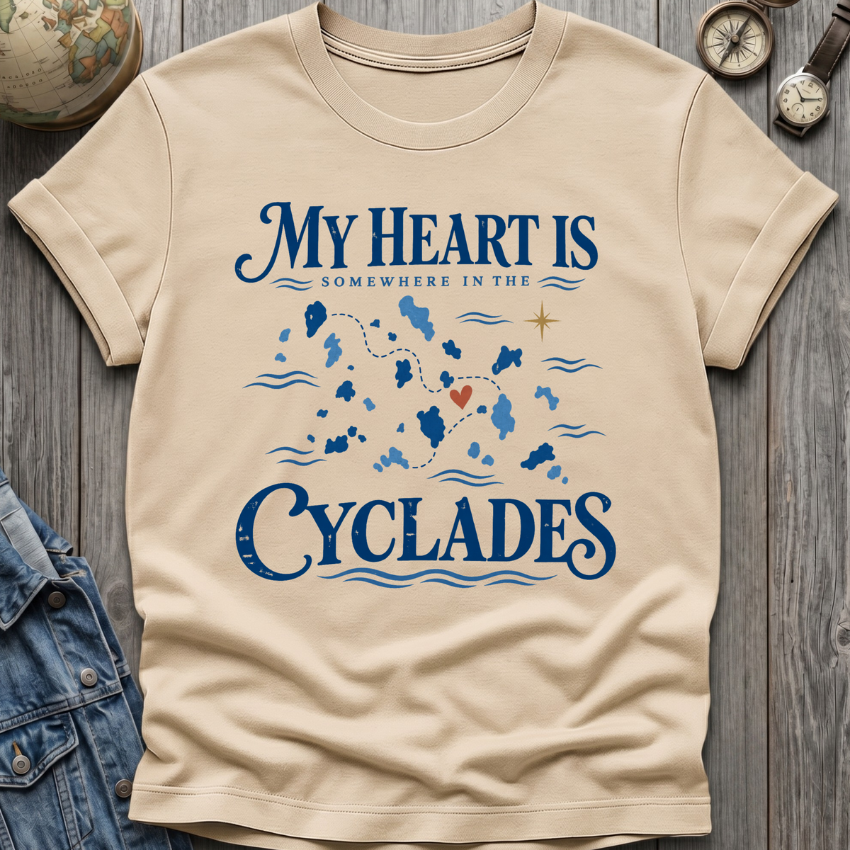 Cyclades Heart T-Shirt