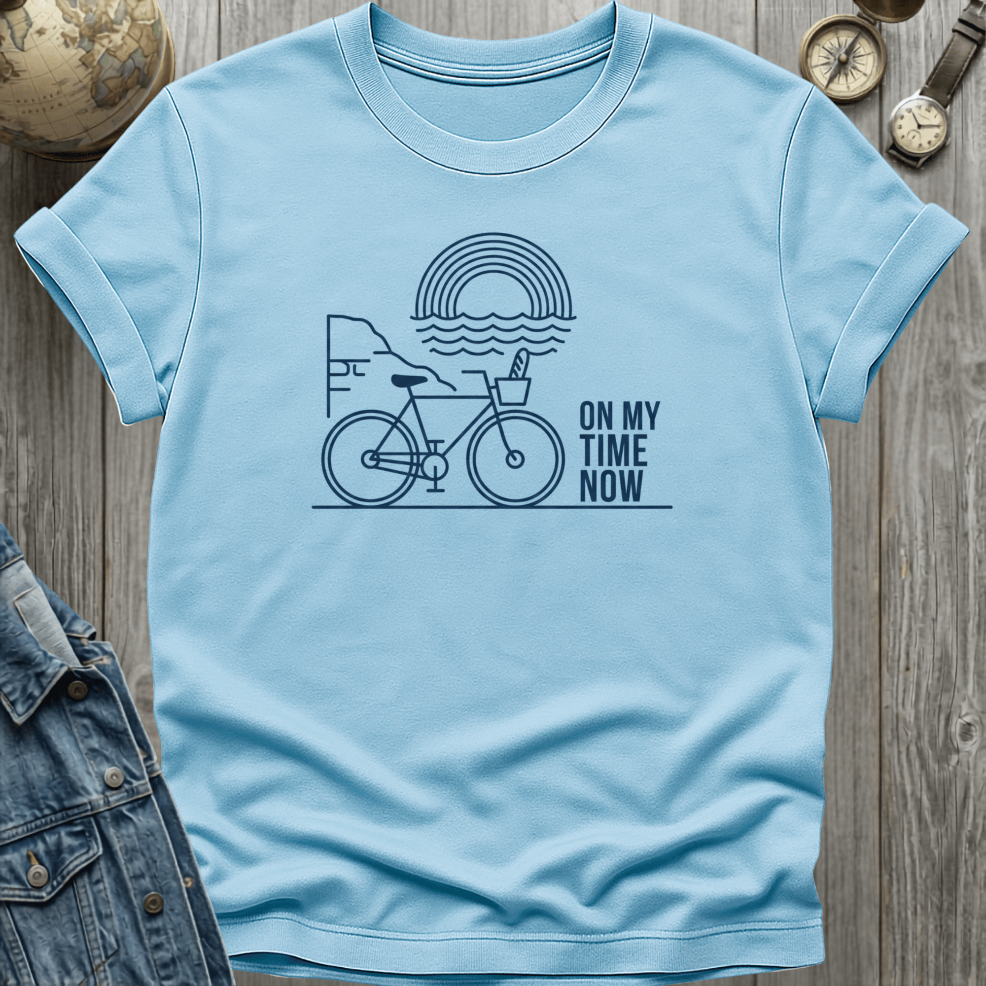 On My Time Now Bike T-Shirt