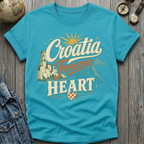 Croatia Heart T-Shirt