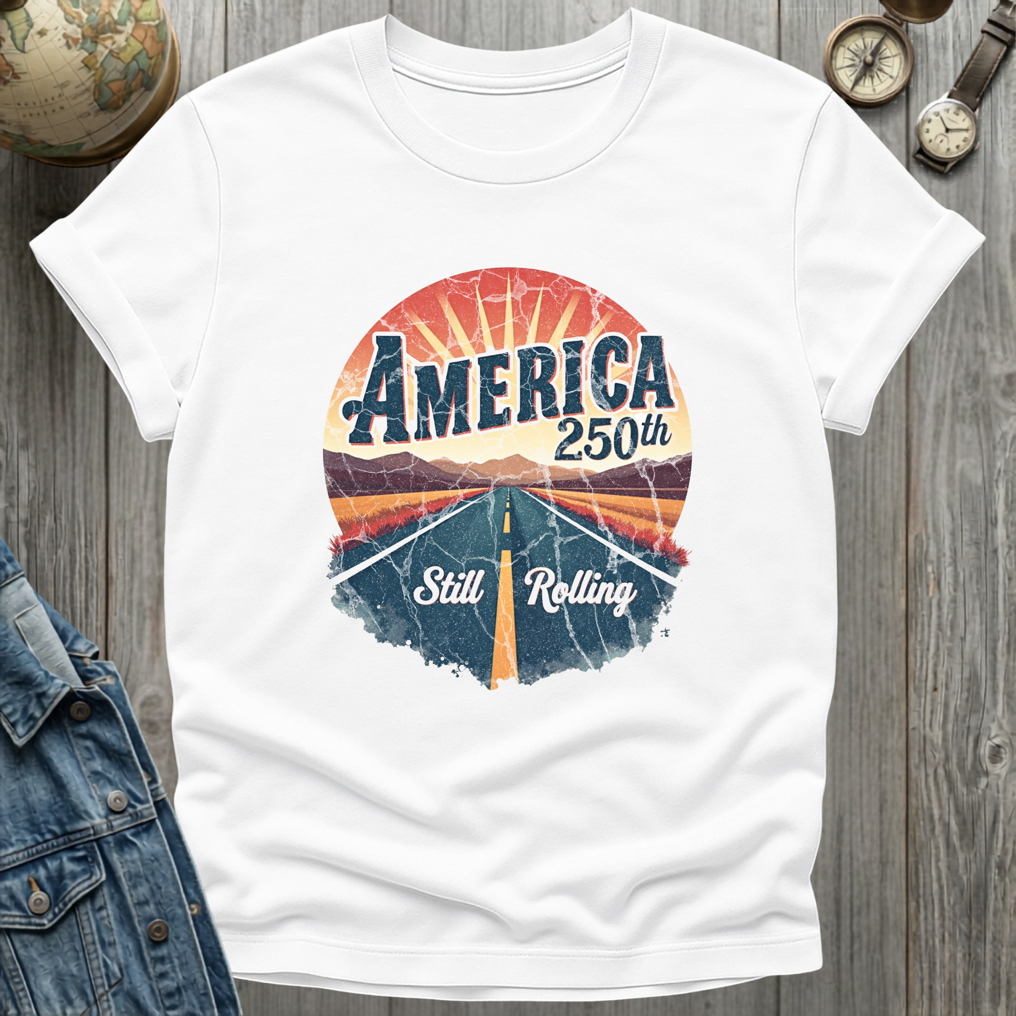 America 250th Badge T-Shirt