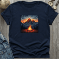 Campfire Beneath Peaks T-Shirt